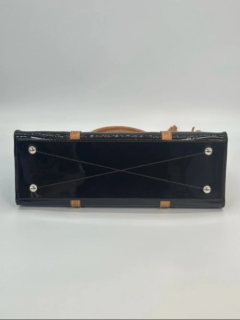 Louis Vuitton Vernis Neo Triangle Amarante Patent Leather Bag